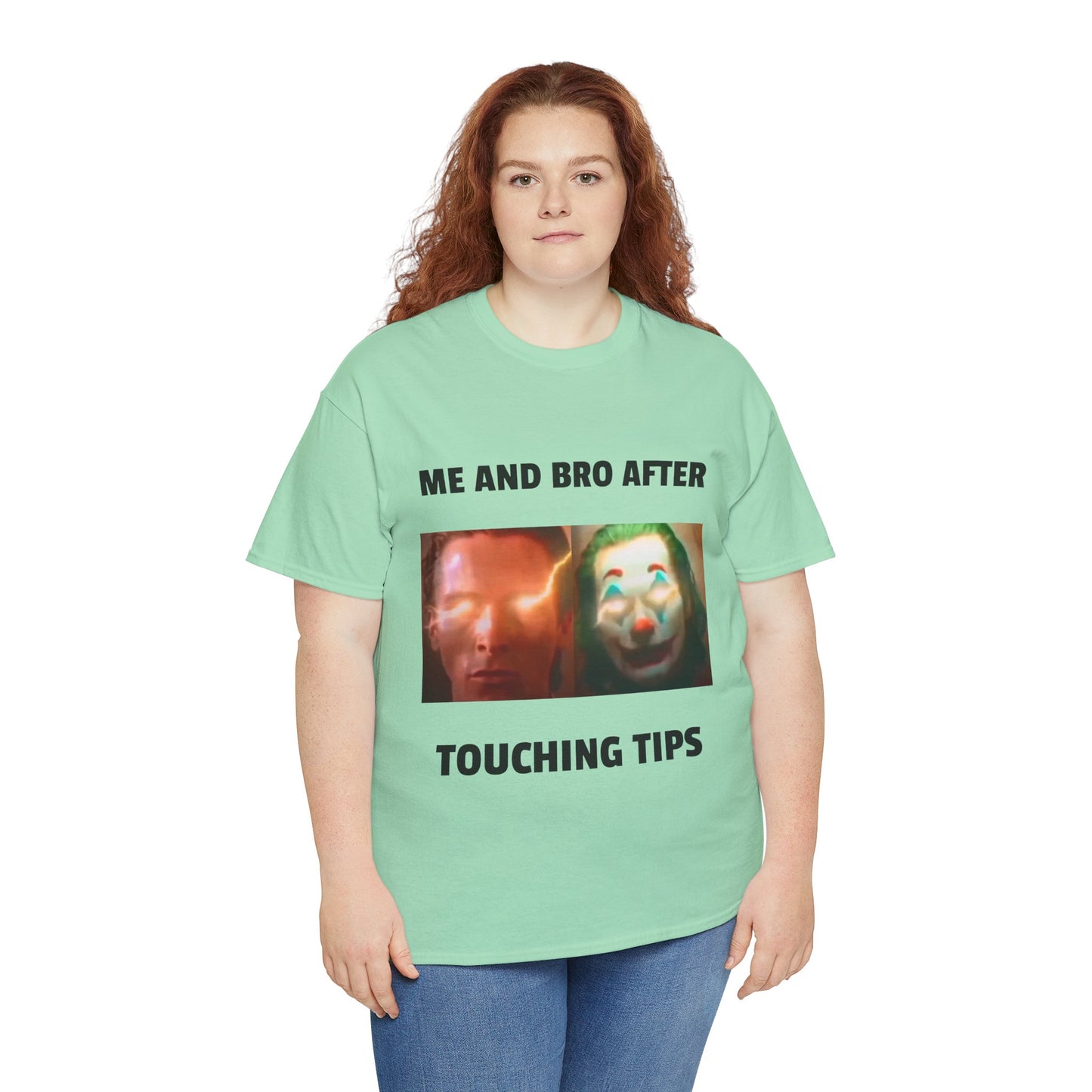 Touching Tips tee - Brainrot fashion