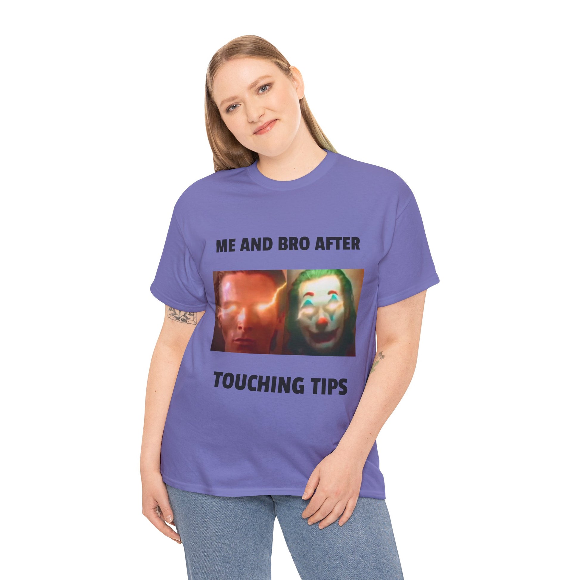 Touching Tips tee - Brainrot fashion