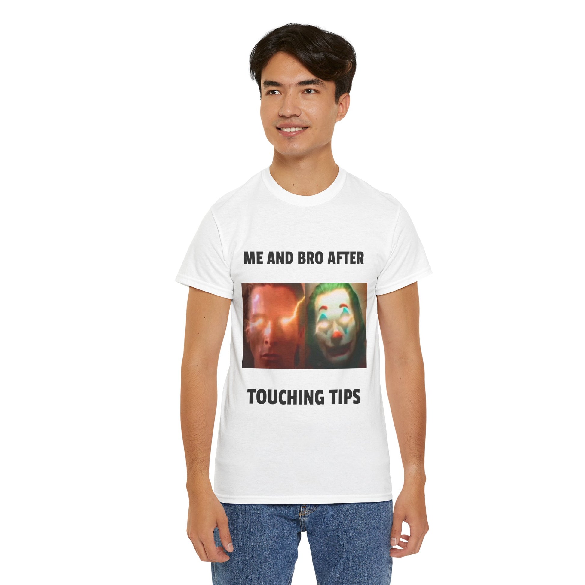 Touching Tips tee - Brainrot fashion