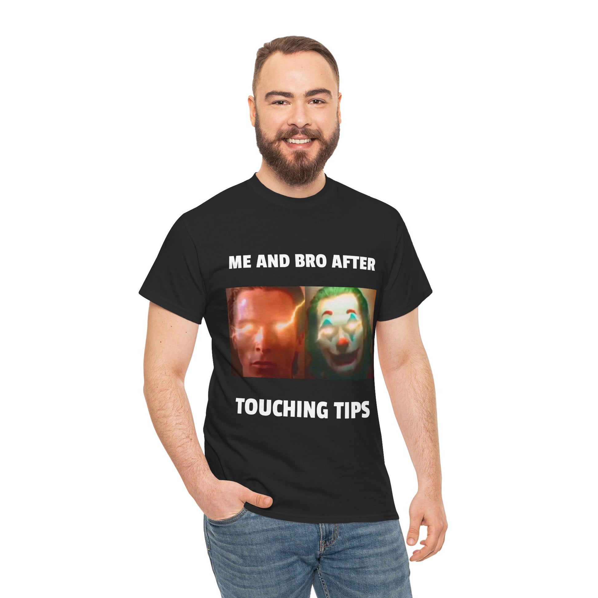 Touching Tips tee - Brainrot fashion